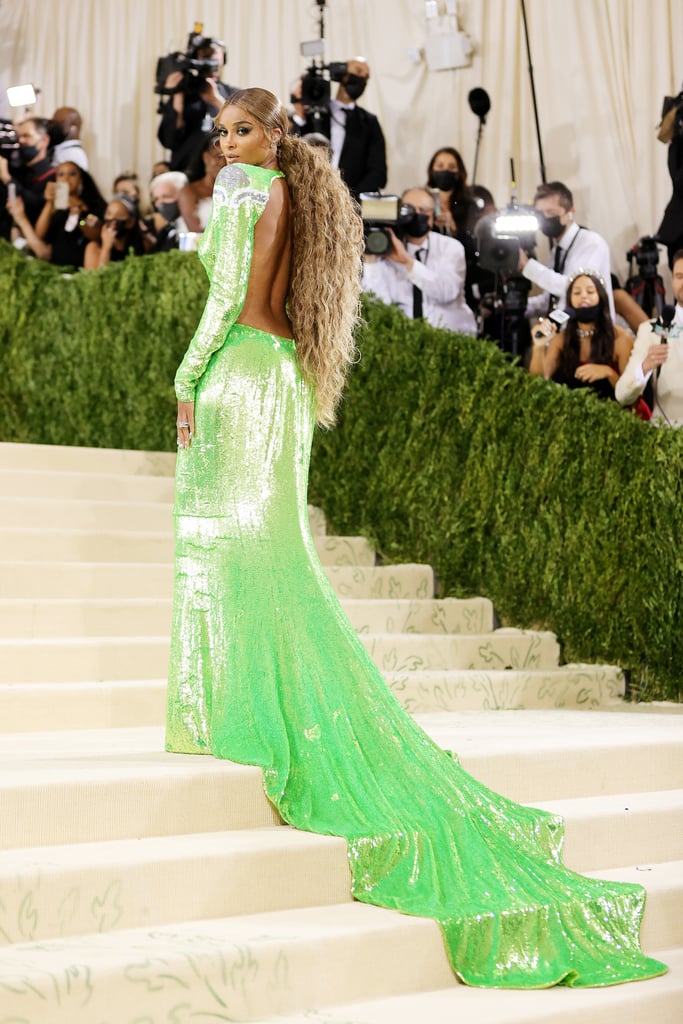 Ciara Debuted an Extra-Long Bronde Ponytail at 2021 Met Gala