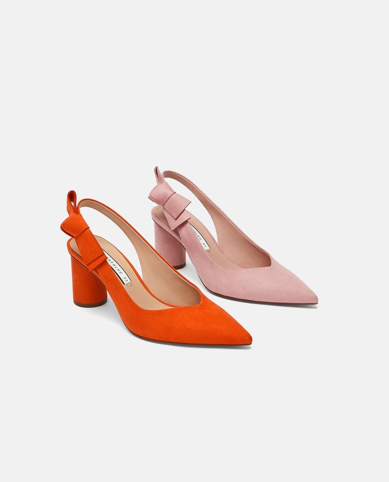 Alternative: Zara Heeled Pump With Bow