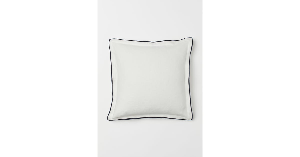 Washed Linen Cushion Cover Best H&M Home Products Summer 2019