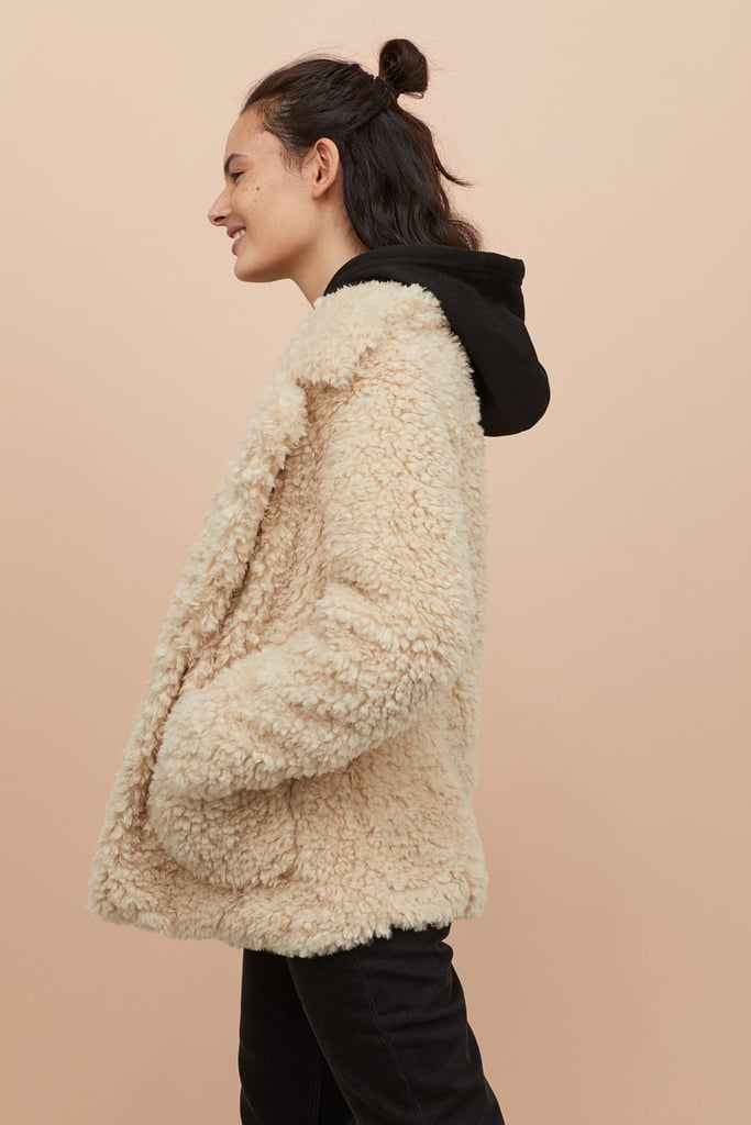 H&M Faux Fur Jacket Best Cheap Coats 2019 POPSUGAR Fashion Photo 3