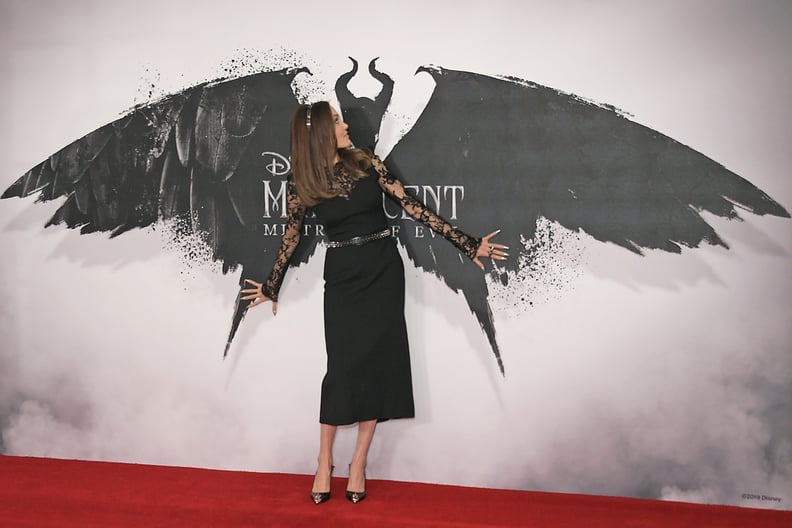 Angelina Jolie at the Maleficent: Mistress of Evil London Photocall