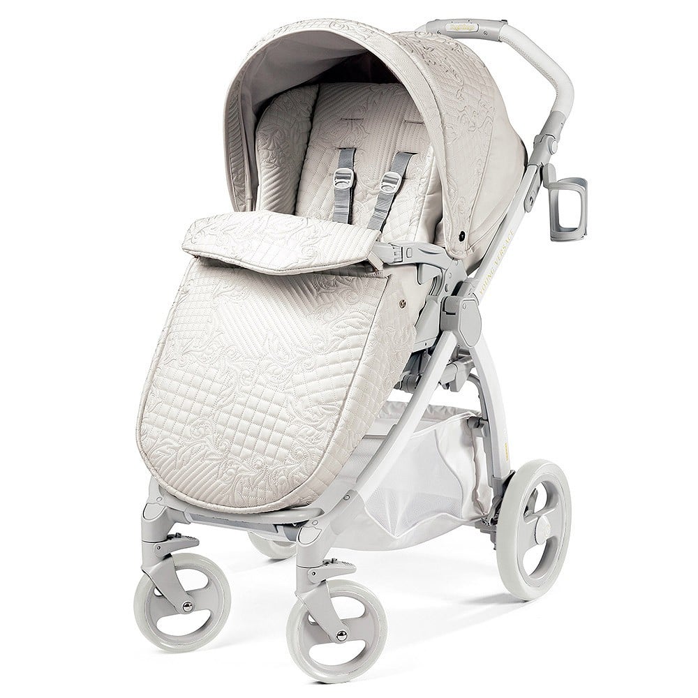 Young Versace White Baby Stroller Beautiful Luxury Strollers