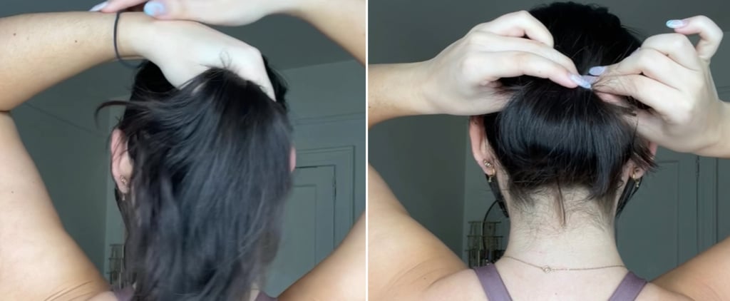I Tried a Quick Messy Low-Bun Hairstyle For Fine Hair