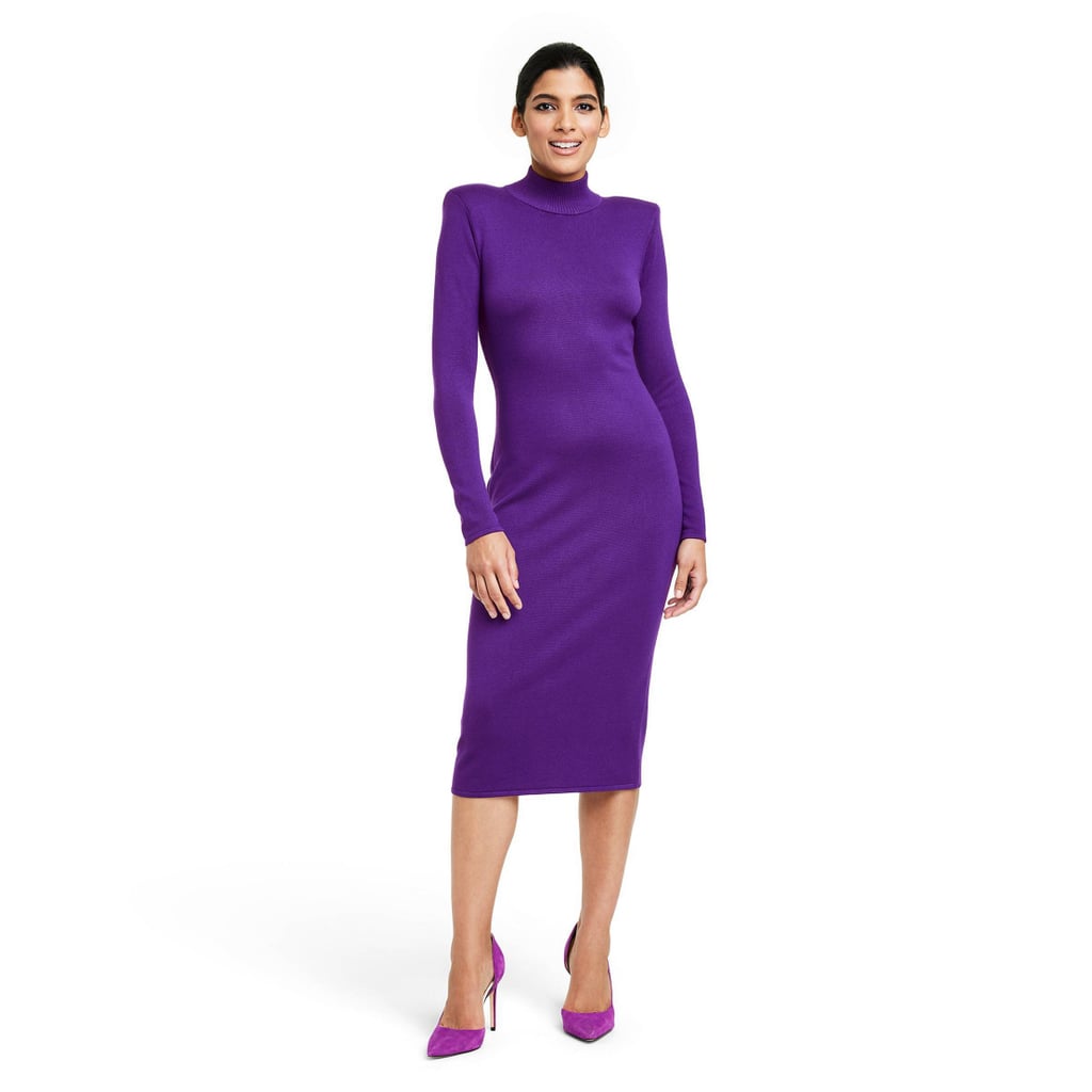 Sergio Hudson x Target Strong Shoulder Sweater Midi Dress