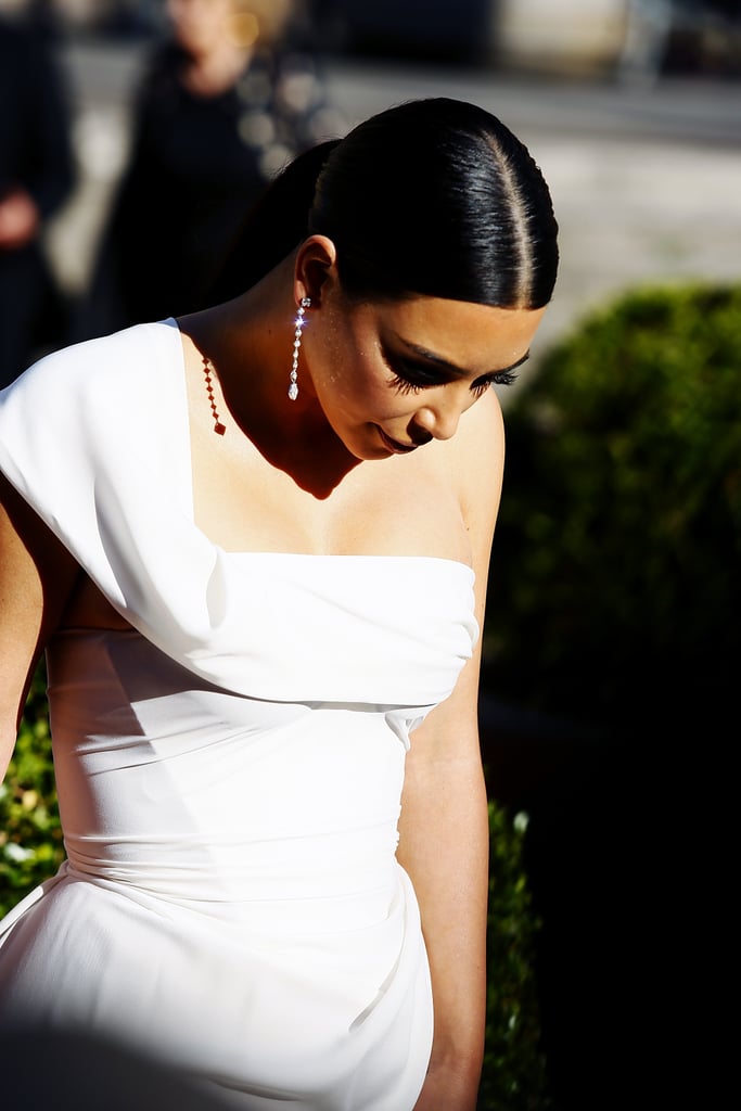 Kim Kardashian White Vivienne Westwood Dress May 2016