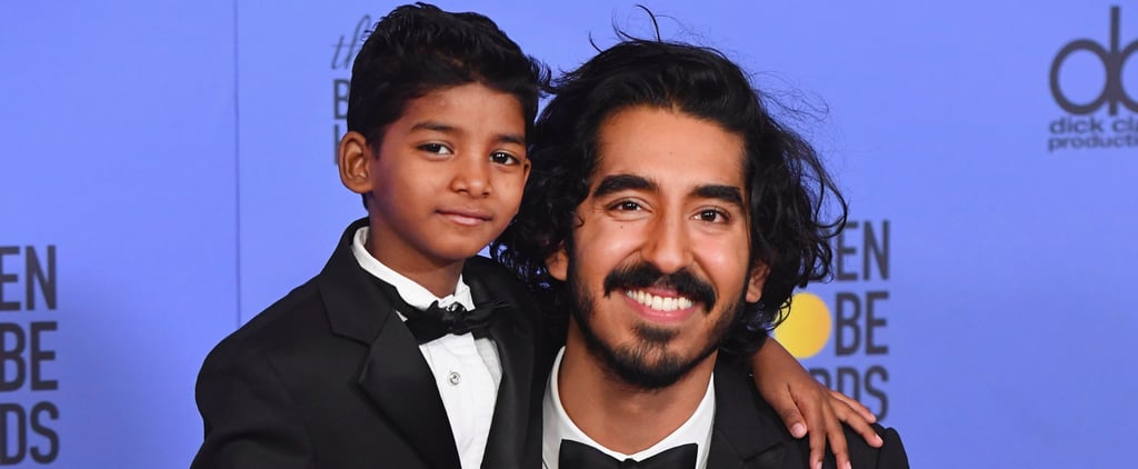 Dev Patel and Sunny Pawar at the 2017 Golden Globes