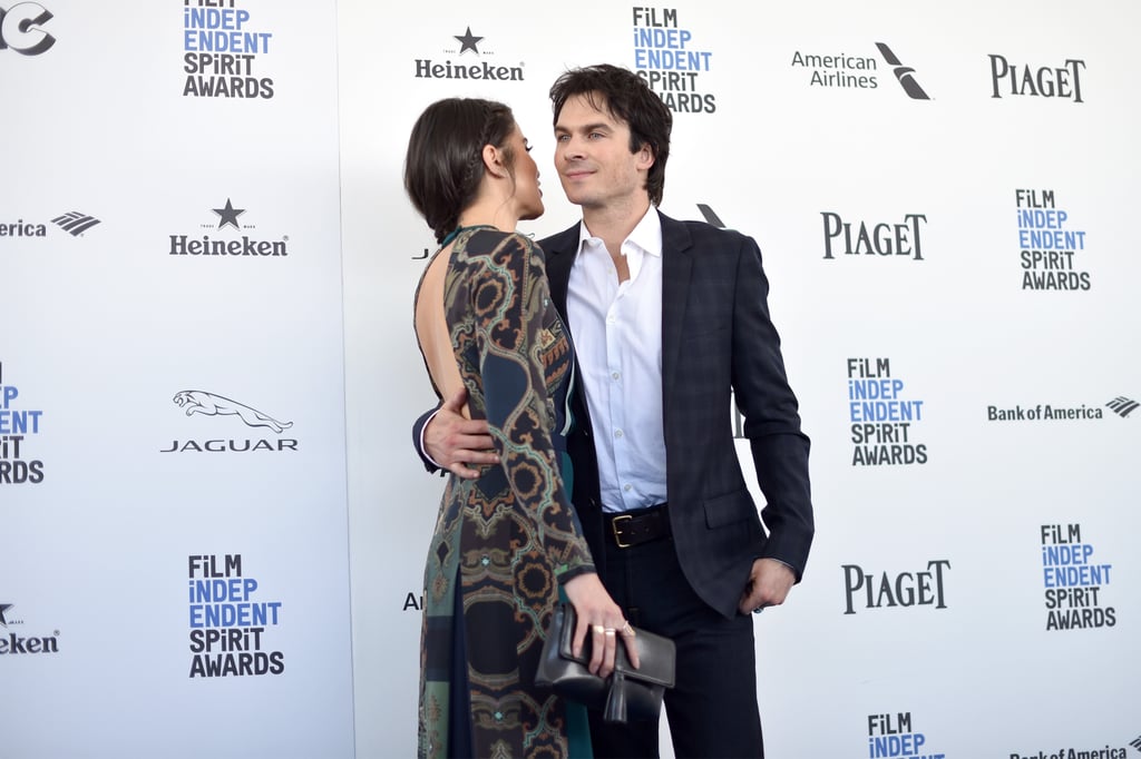 Ian Somerhalder and Nikki Reed at Spirit Awards 2016