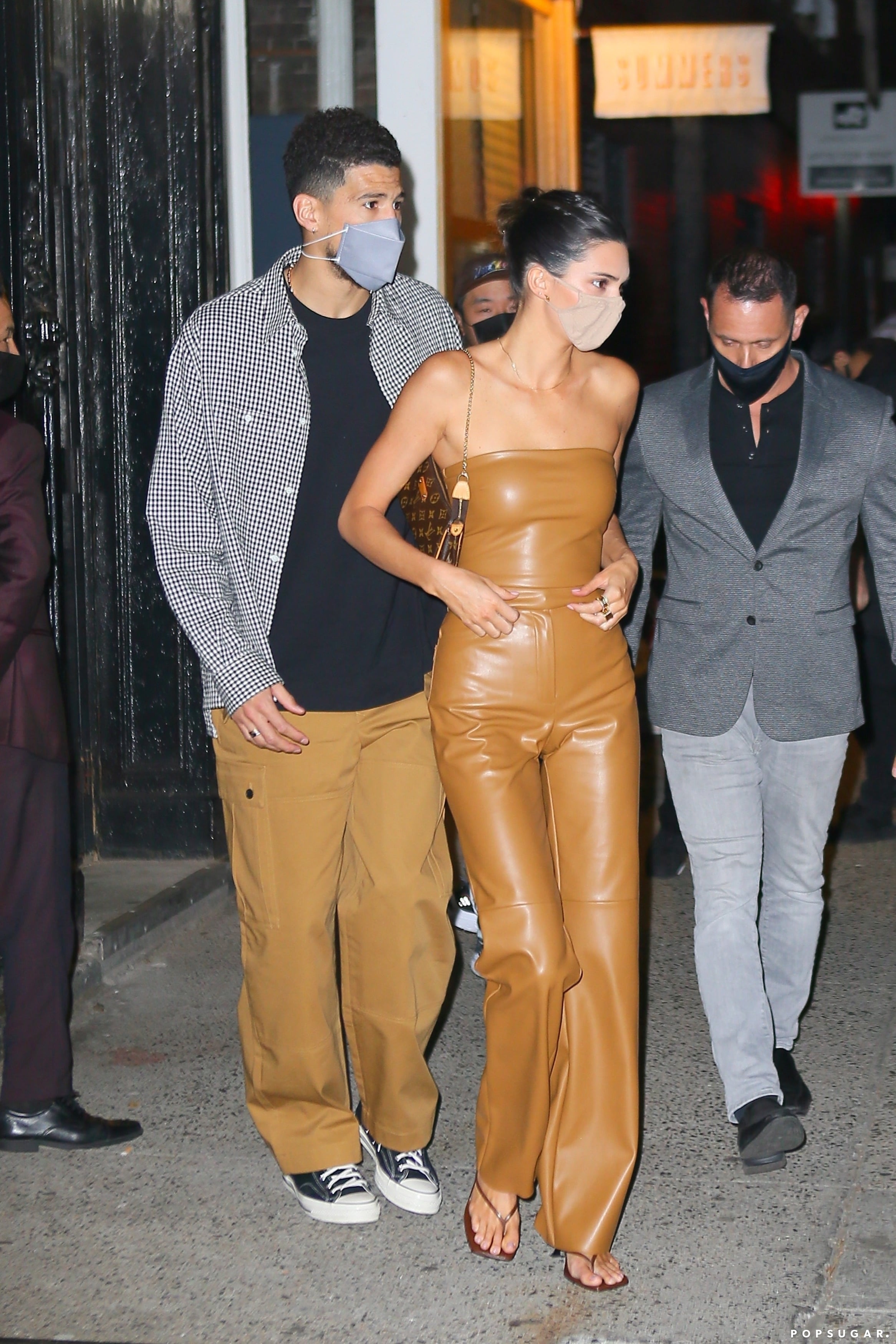 Kendall Jenner Does Date Night in Leather — Sustainable Vegan Leather