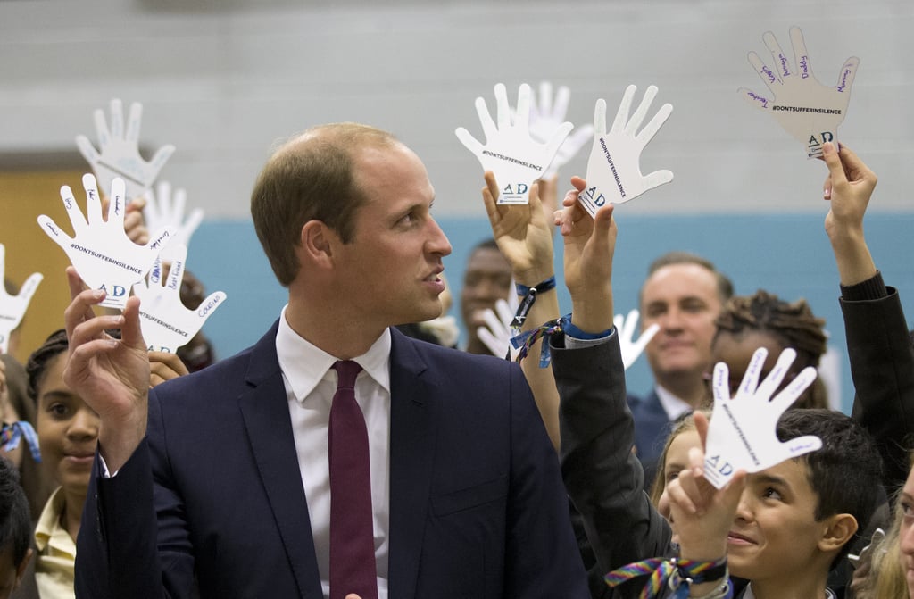 Prince William Visits School in Hammersmith September 2015