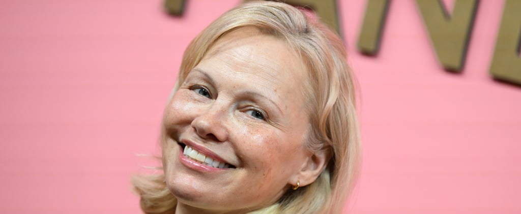 Pamela Anderson Debuts Copper Hair at Paris Fashion Week