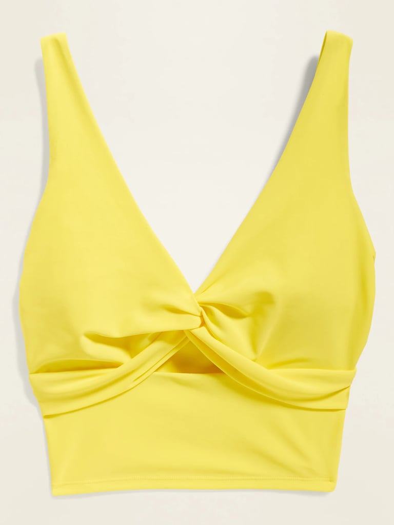 Old Navy Twist-Front Keyhole Tankini Swim Top