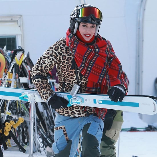 Gwen Stefani Skiing