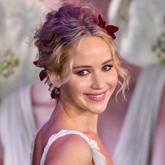 Jennifer Lawrence Flower Updo