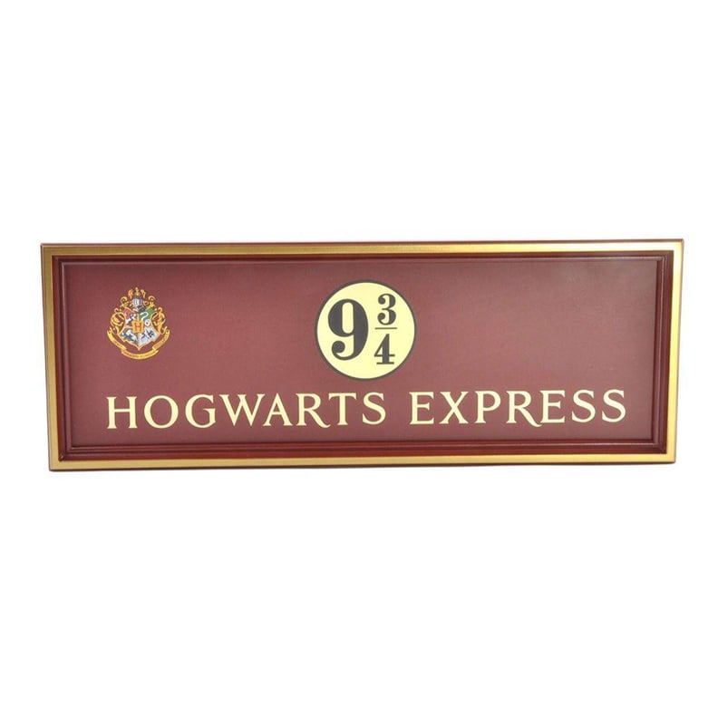 Hogwarts 9 3/4 Sign by The Noble Collection