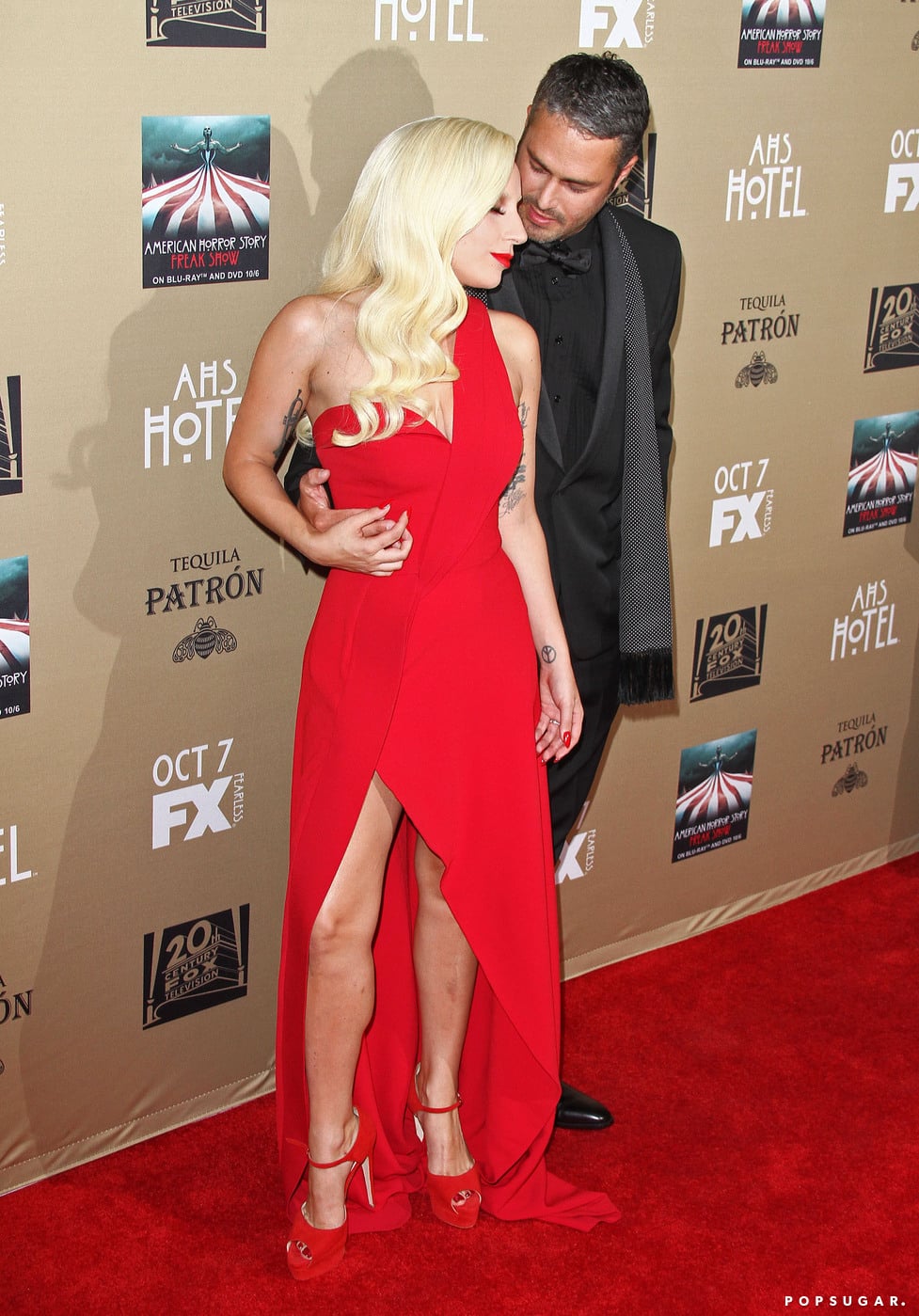 Lady gaga red dress american horror story top