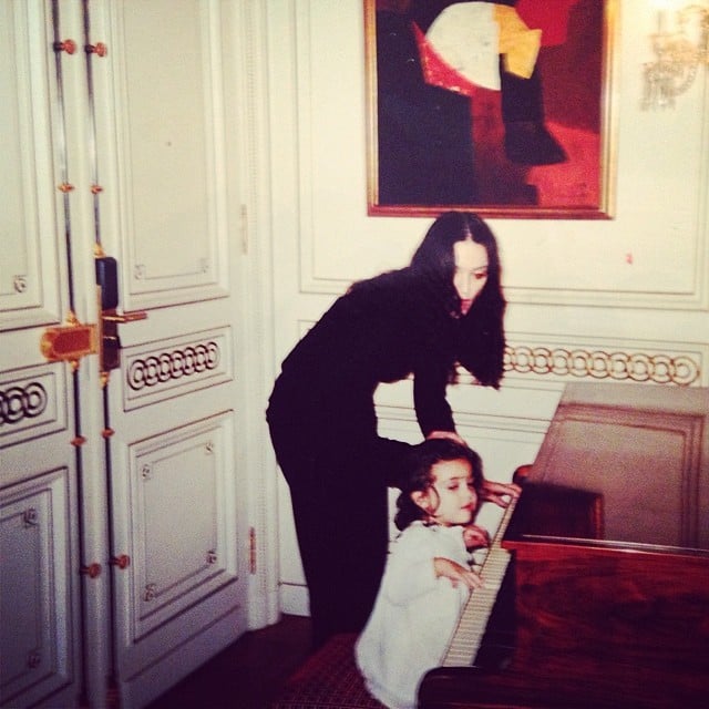 In a flashback photo, Madonna showed off a time when she and a little Lourdes played at the piano.
Source: Instagram user madonna