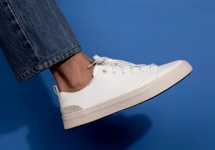 TOMS White Leather Women #39 s Trvl Lite Low Sneakers The Best Gifts That