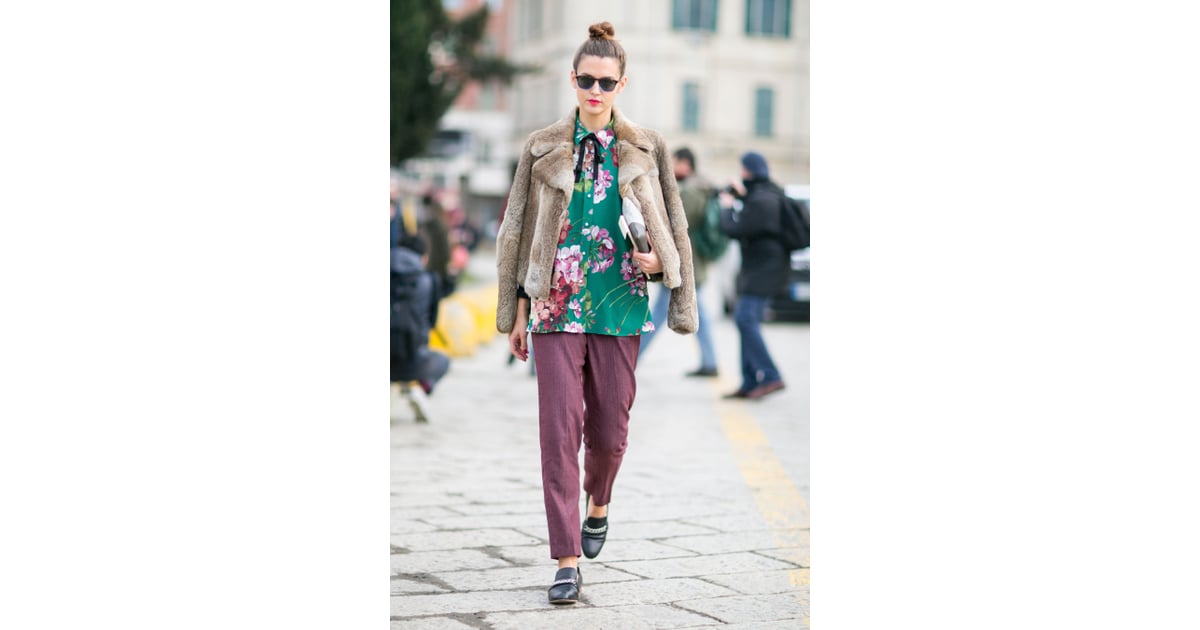 Day 1 | Milan Fashion Week Street Style Fall 2016 | POPSUGAR Fashion ...