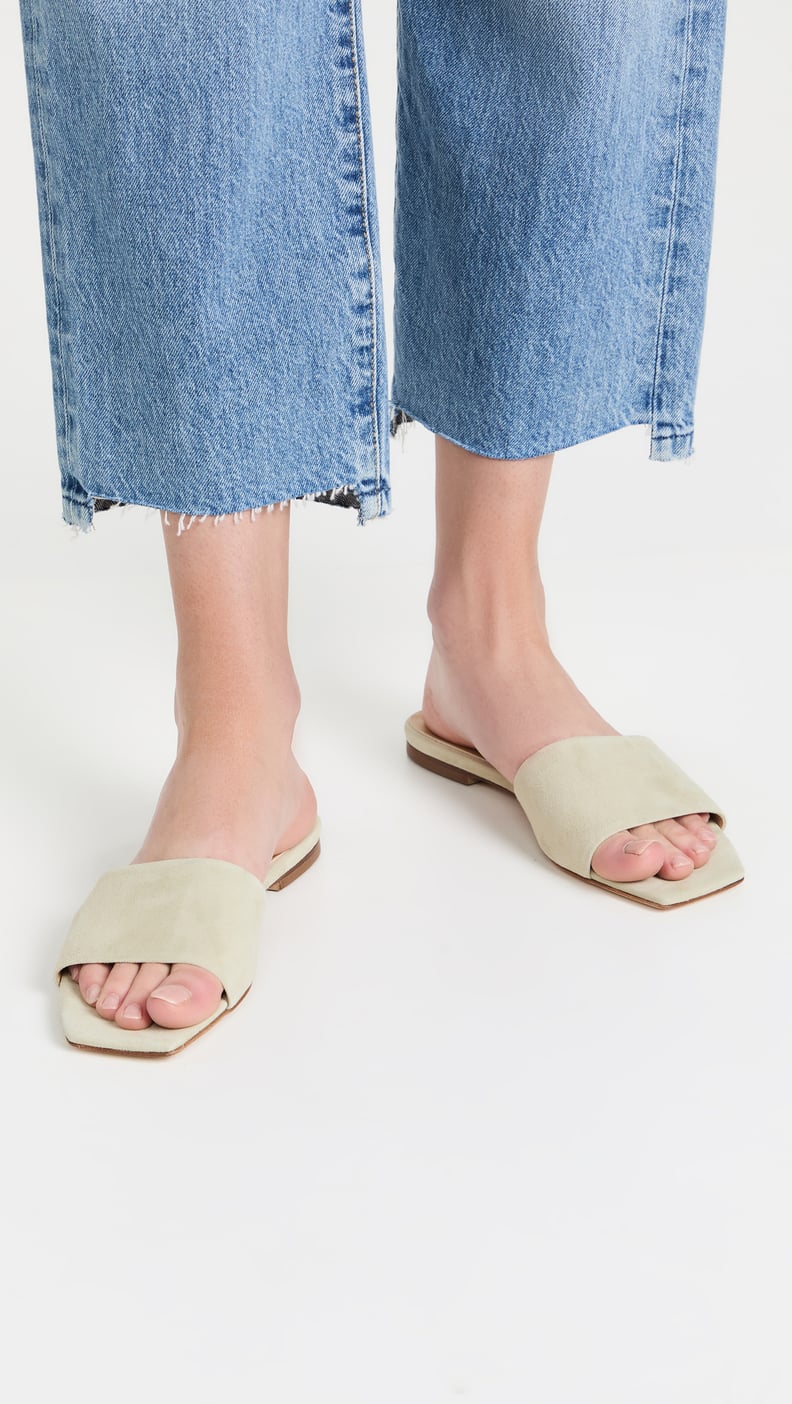 Square Toe Sandals: Aeyde Anna Slide Slippers