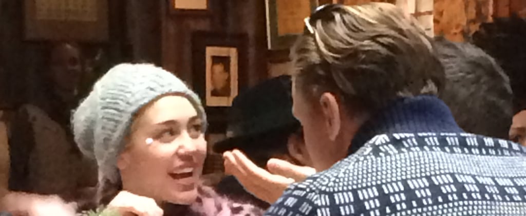 Miley Cyrus With Patrick and Arnold Schwarzenegger | Photos