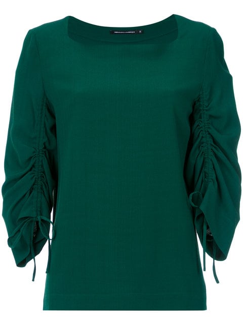 Reinaldo Lourenco Gathered Sleeve Blouse