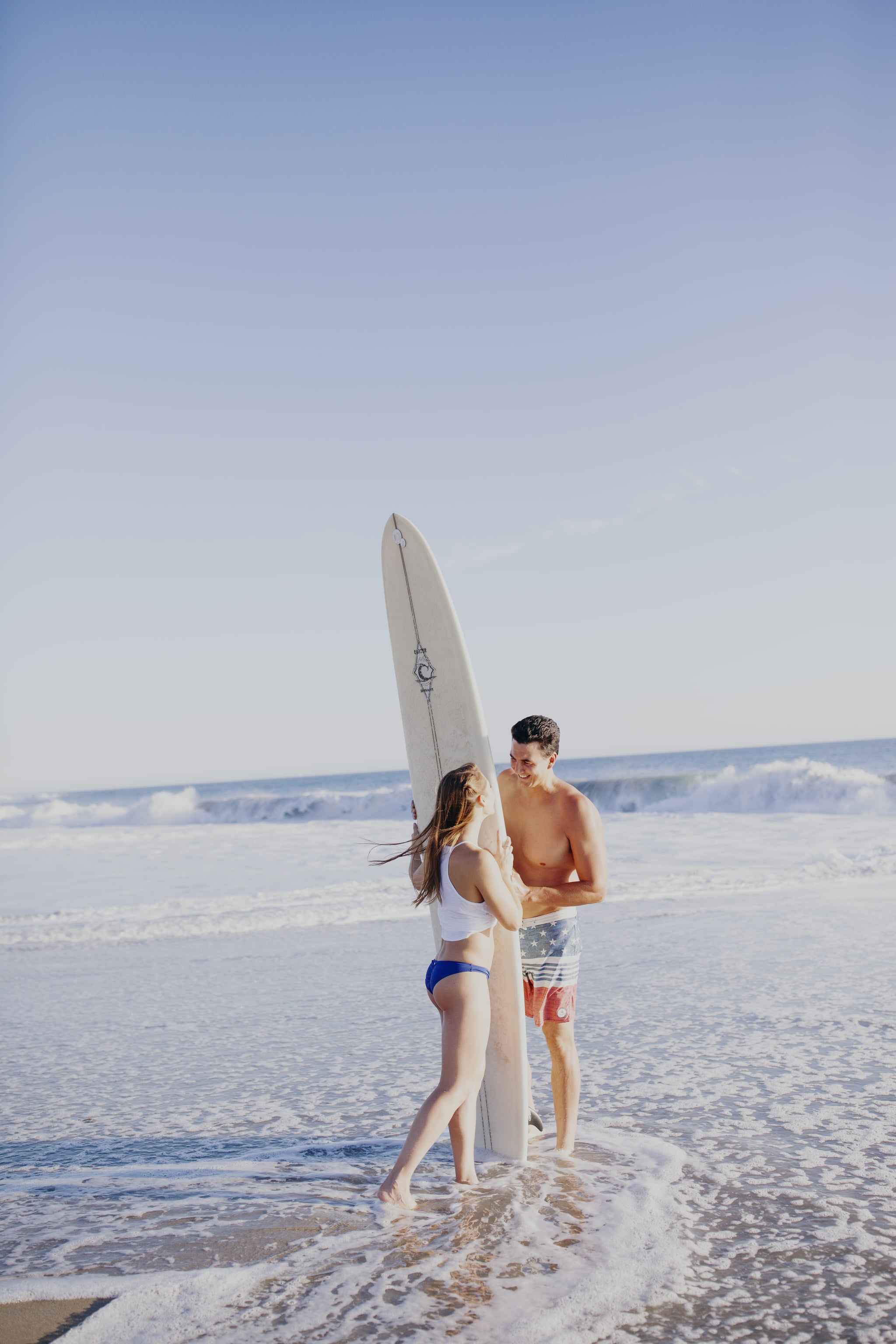 Casual Beach Engagement Shoot Popsugar Love Sex