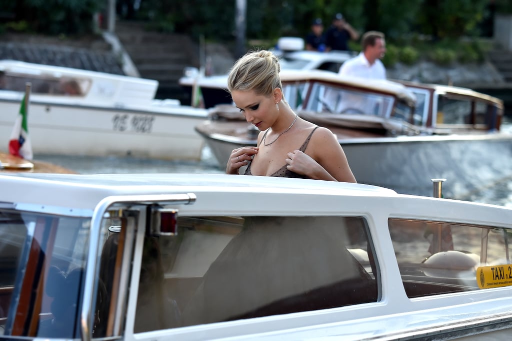 Jennifer Lawrence Dior Gown at Venice Film Festival