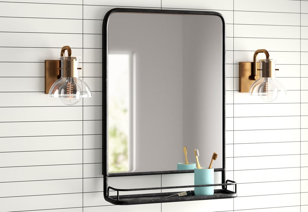 Ashtyn Accent Mirror With Shelves