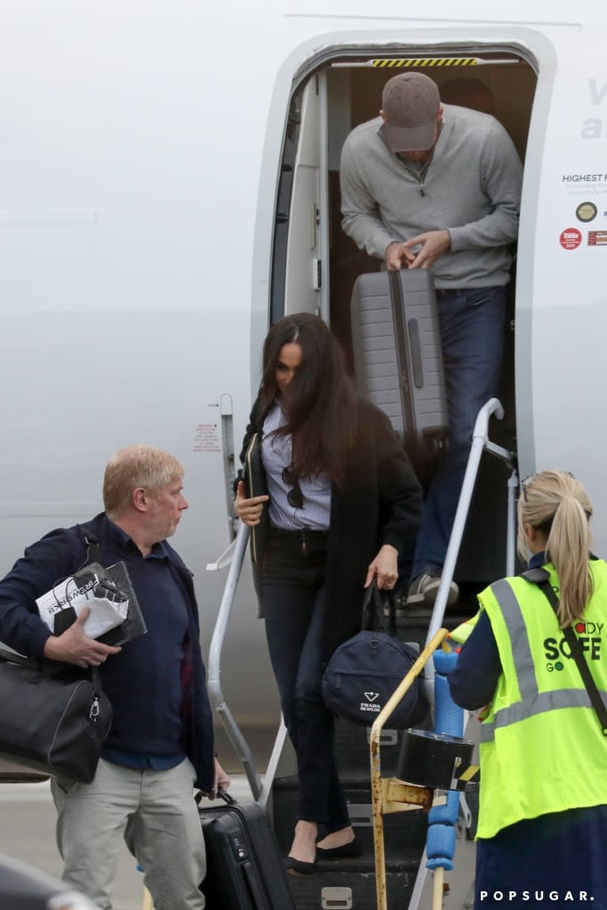 Prince Harry and Meghan Markle at Airport in Canada Pictures