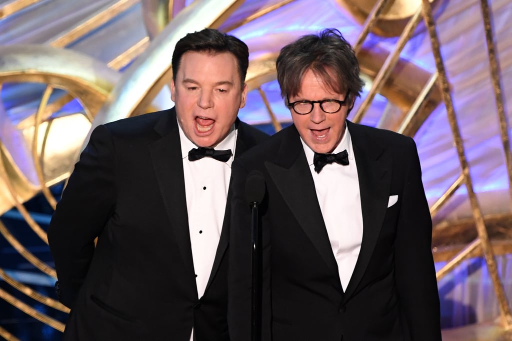 Pictured: Mike Myers and Dana Carvey