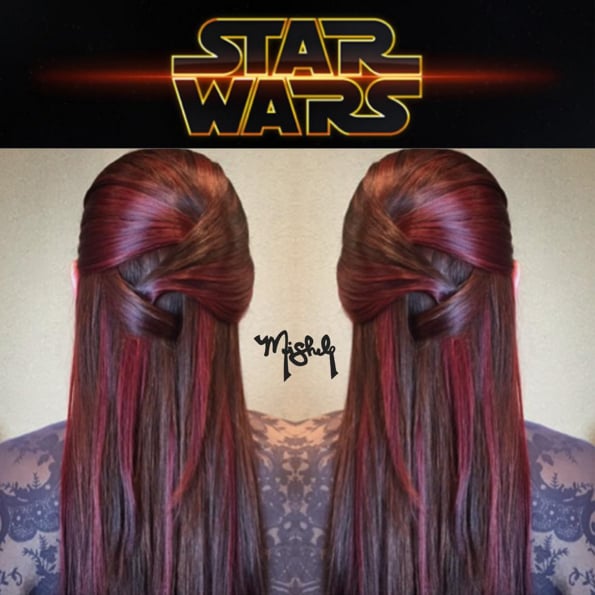 Glow-in-the-Dark Hair in Natural Light Glow-in-the-Dark Hair in Natural Light