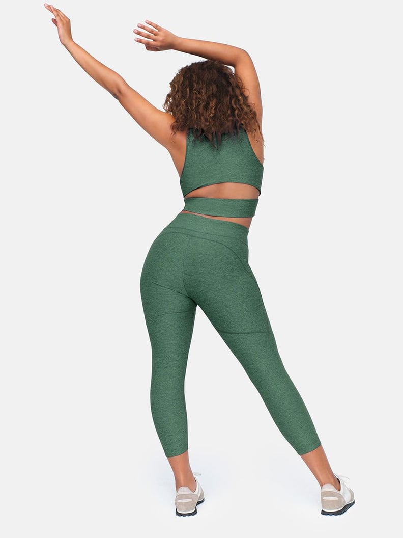 Outdoor Voices Slashback Crop Top and Warmup Legging