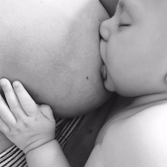 Candice Swanepoel Breastfeeding Photo