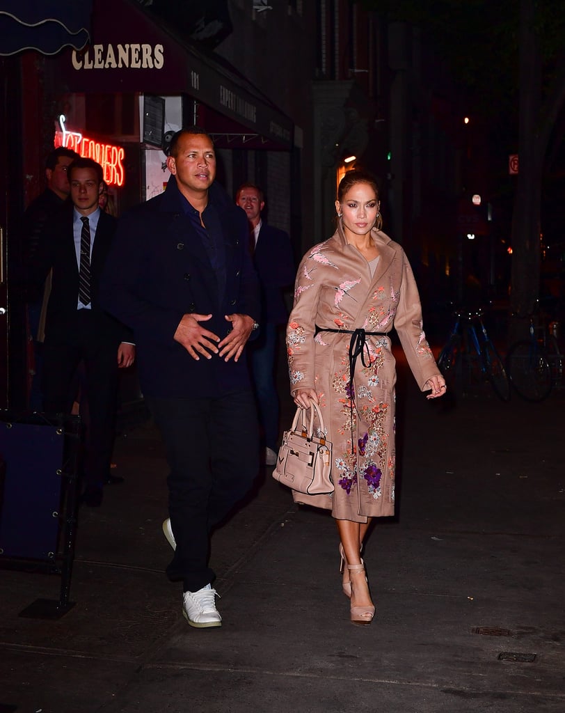 Jennifer Lopez Floral Jacket May 2017