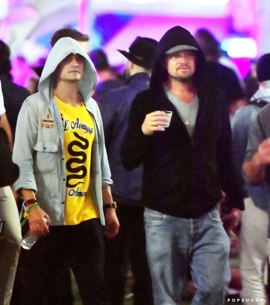 He Let Loose at Coachella With Orlando Bloom