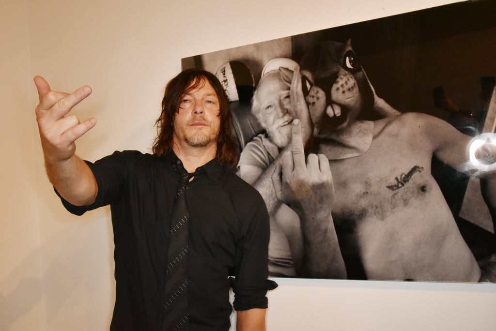 Norman Reedus, Diane Kruger at Paris Photo Exhibition 2016