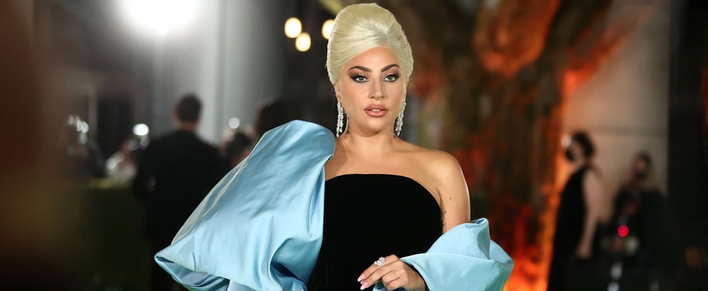 I'm Surprised the Billowing Sleeves on Lady Gaga's Velvet Gown Didn't Send Her Flying Away