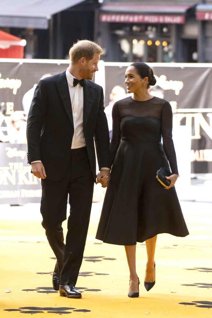 Meghan Markle and Prince Harry Attending "The Lion King" in July 2019