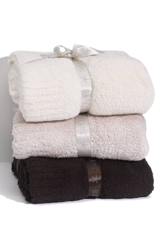 A Cozy Blanket: Barefoot Dreams CozyChic Ribbed Throw Blanket
