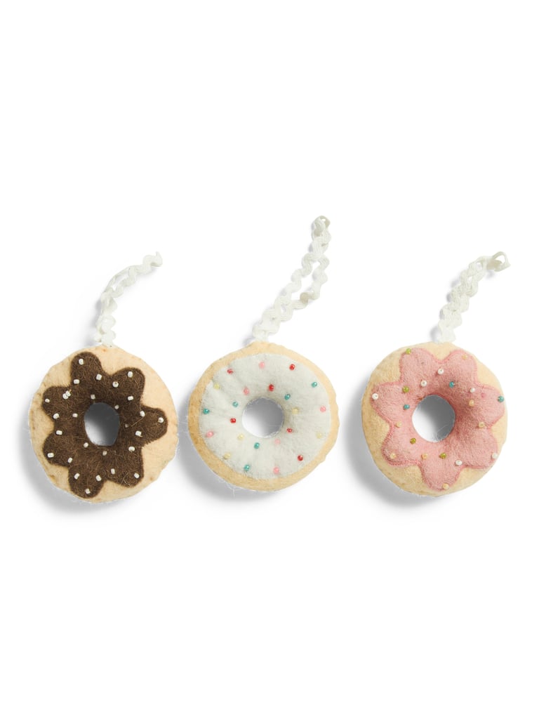 Set of Three Boxed Donut Ornaments