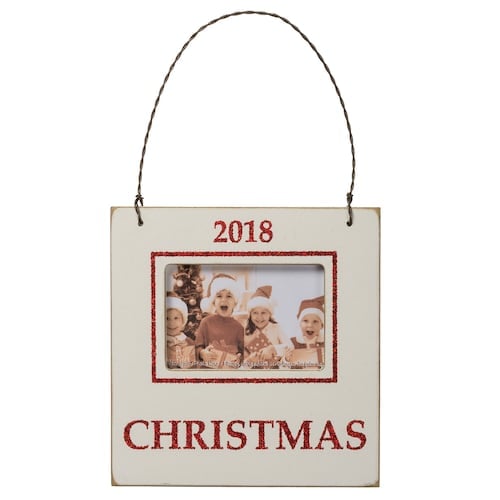 2018 Frame Christmas Ornament