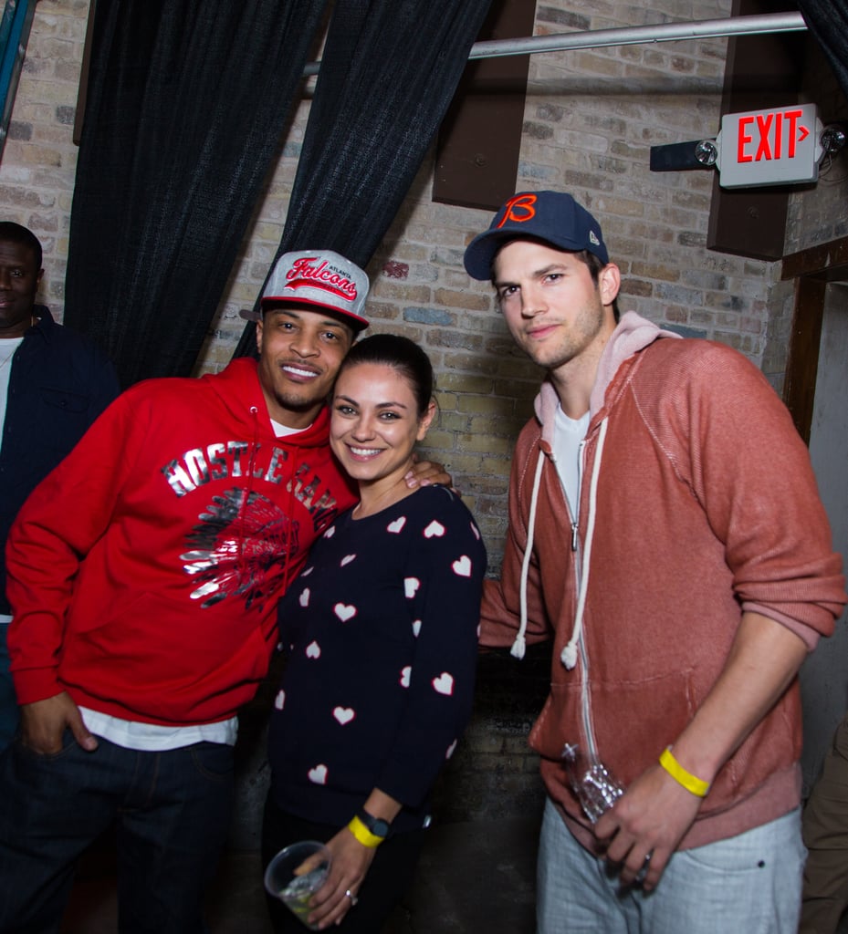 Mila Kunis and Ashton Kutcher Out at SXSW 2015