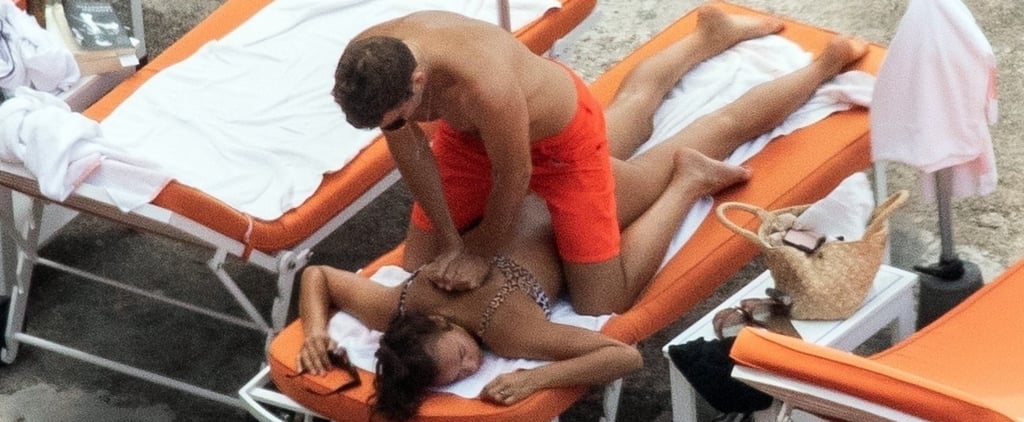 Bradley Cooper and Irina Shayk on the Beach in Italy 2018