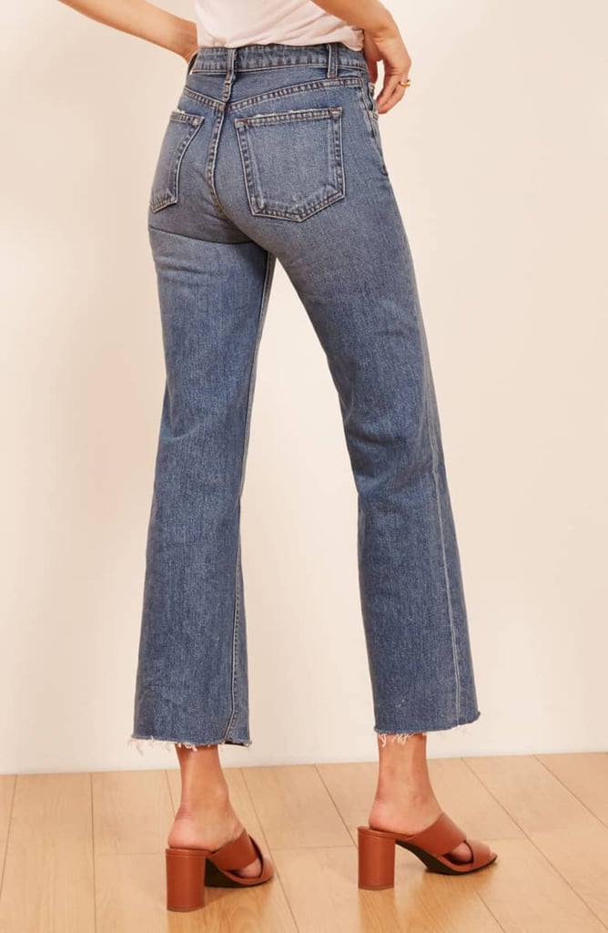 Reformation Fawcett High Waist Crop Jeans
