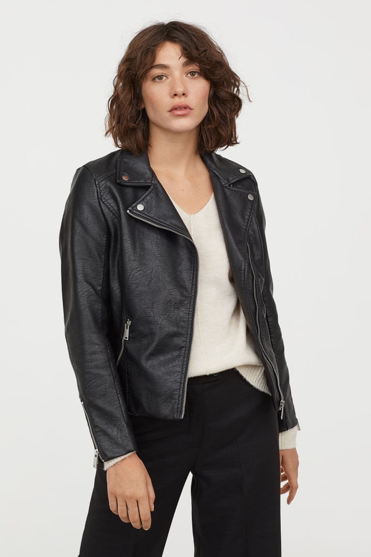 H&M Biker Jacket | Best Leather Jackets 2019 | POPSUGAR Fashion Photo 2
