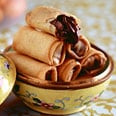 chocolate kumquat spring rolls