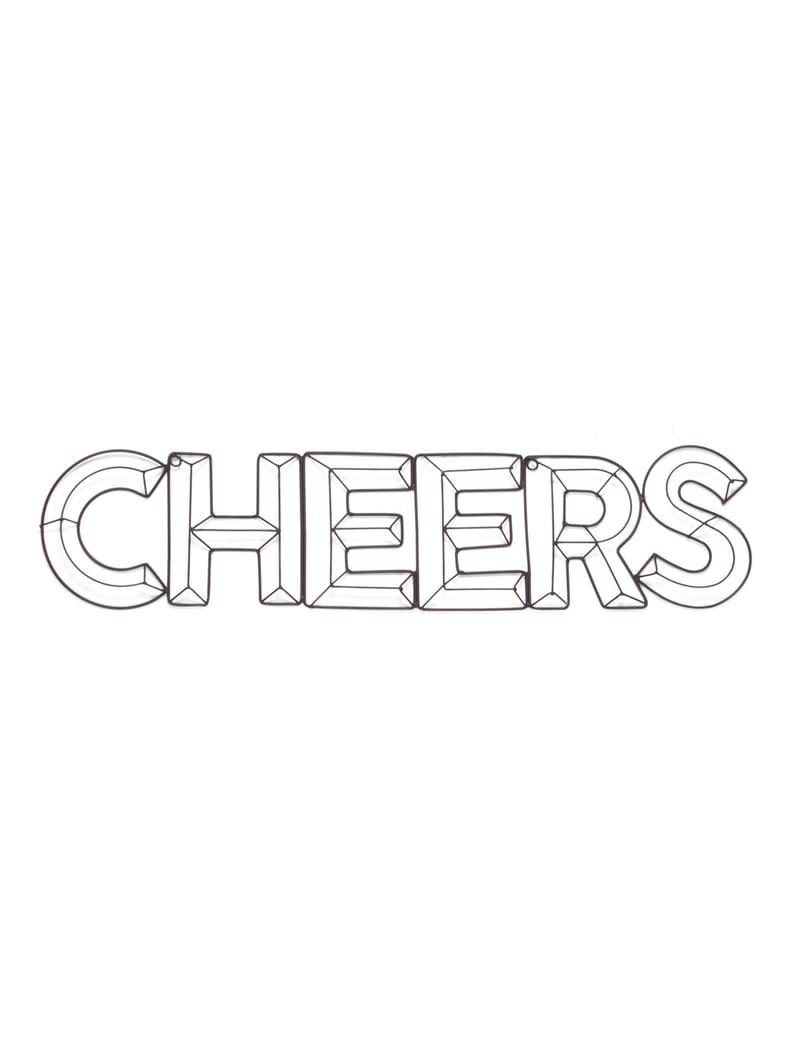 Cheers Metal Wall Decor