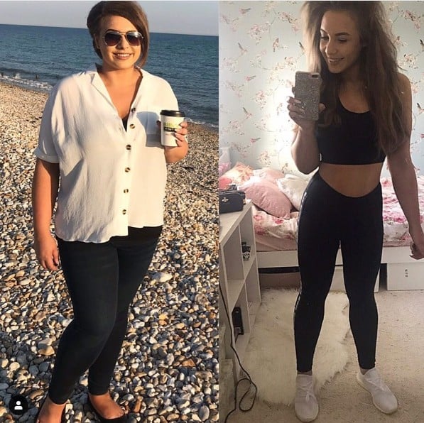 50 Pound Weight Loss Before And After Female Weightlosslook Tea Band