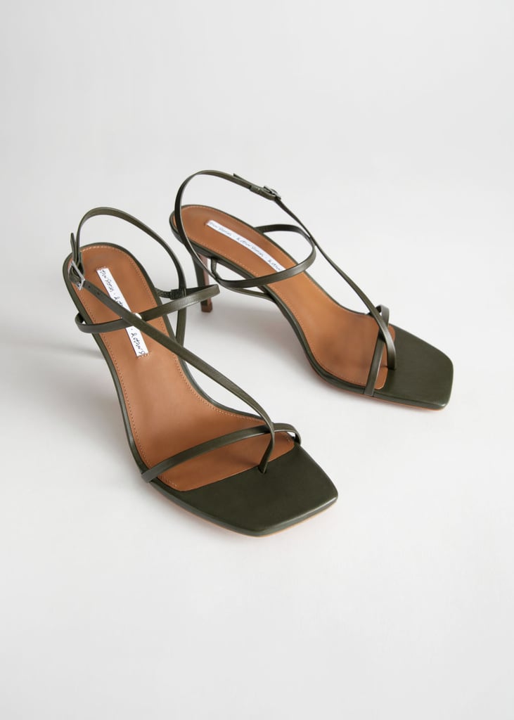 & Other Stories Cross Strap Stiletto Sandals