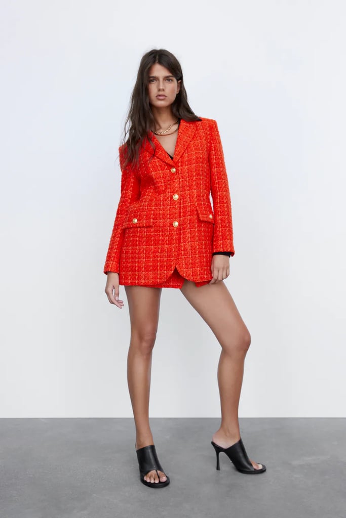 Gossip Girl Vibes: Zara Printed Lining Fitted Jacket